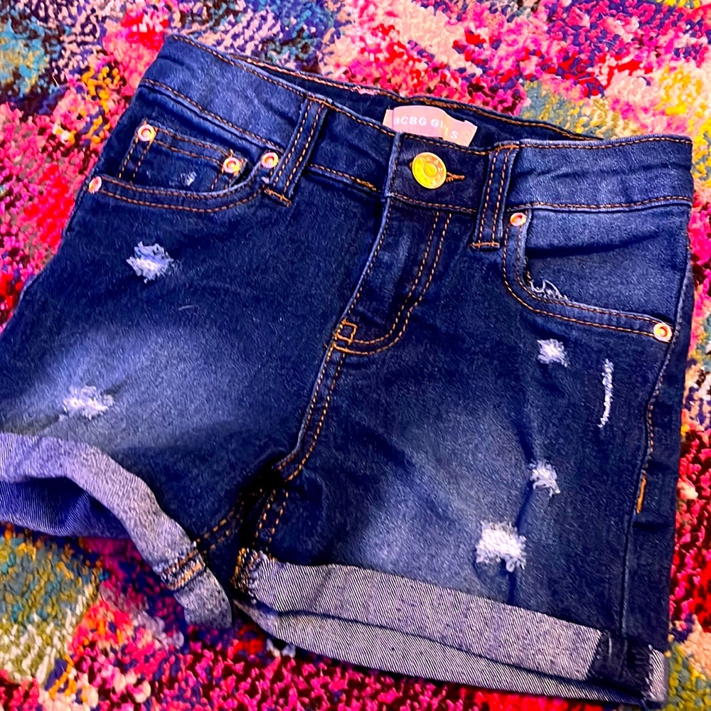 Jean shorts girls